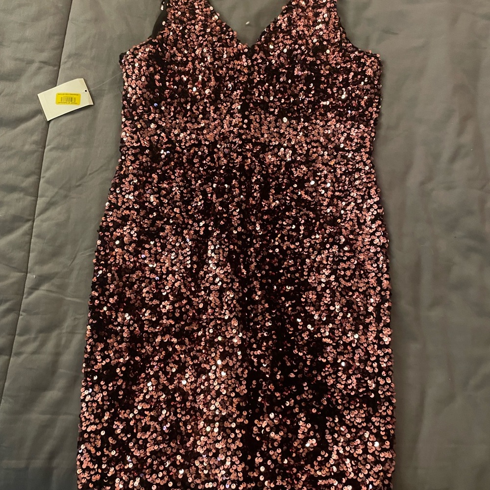 Pink/Purple sparkly formal dress! NWT! Never been worn!!